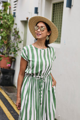 Nelly Dress - Green Garden