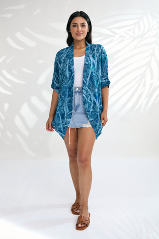 Kimono (Crop) - Maui White