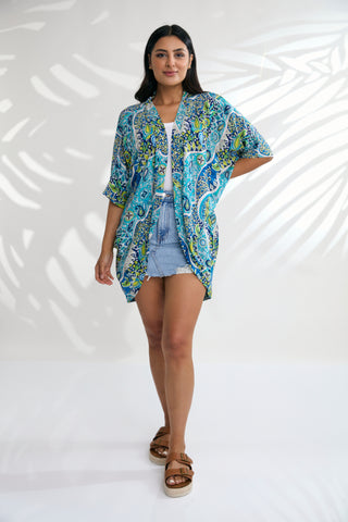 Kimono (Crop) - Maui White