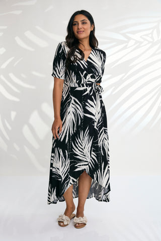 Renae Wrap Dress - Sweet Bloom