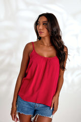 Poppy Top - Red