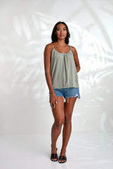 Poppy Top - Olive