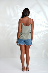 Poppy Top - Olive